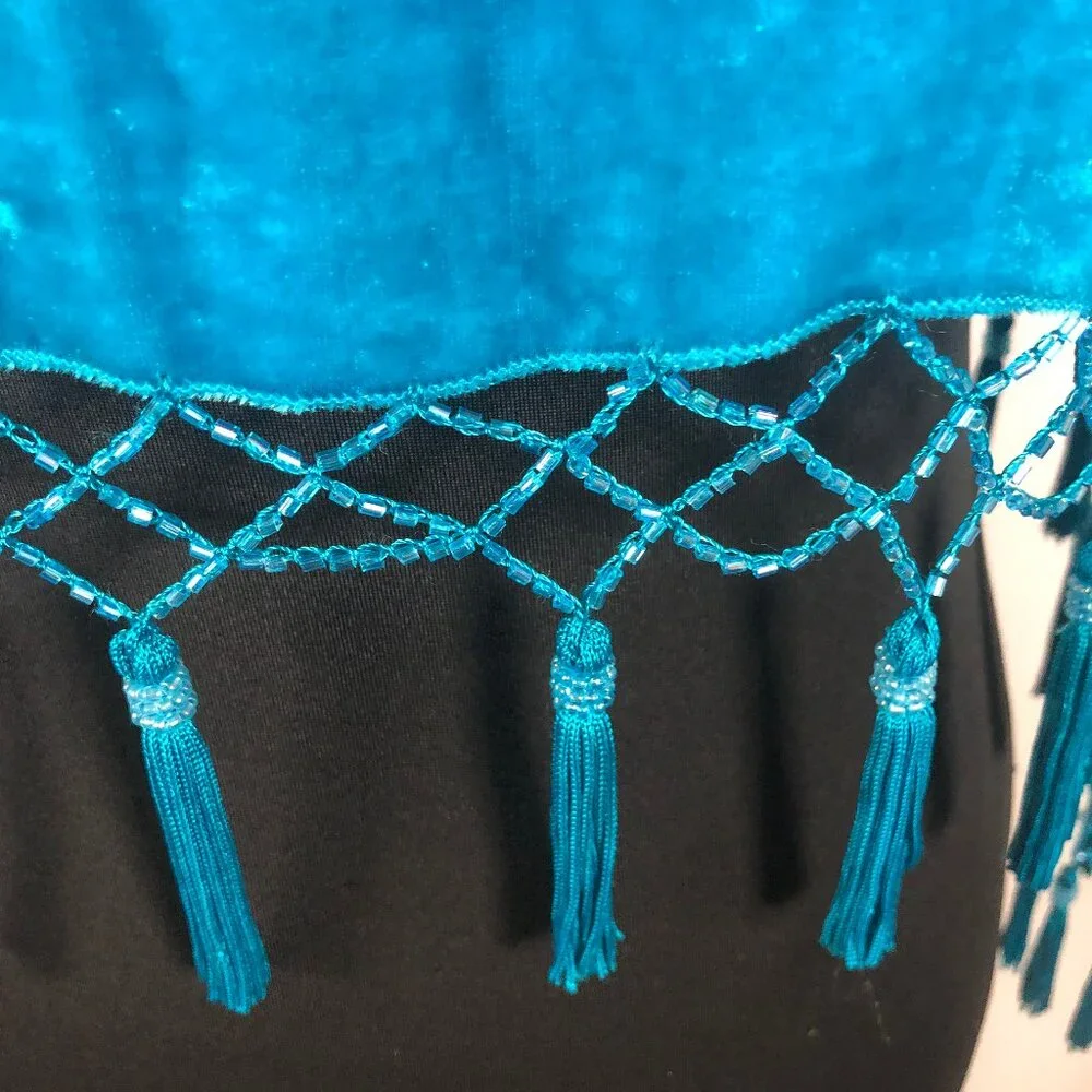 Vintage FST USA Silk & Rayon Peacock Embroidered Shawl – Boho Luxe Evening Wrap